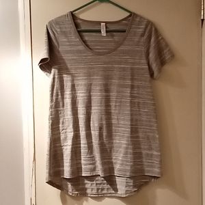 LuLaRoe Gray Tee Shirt Size Small